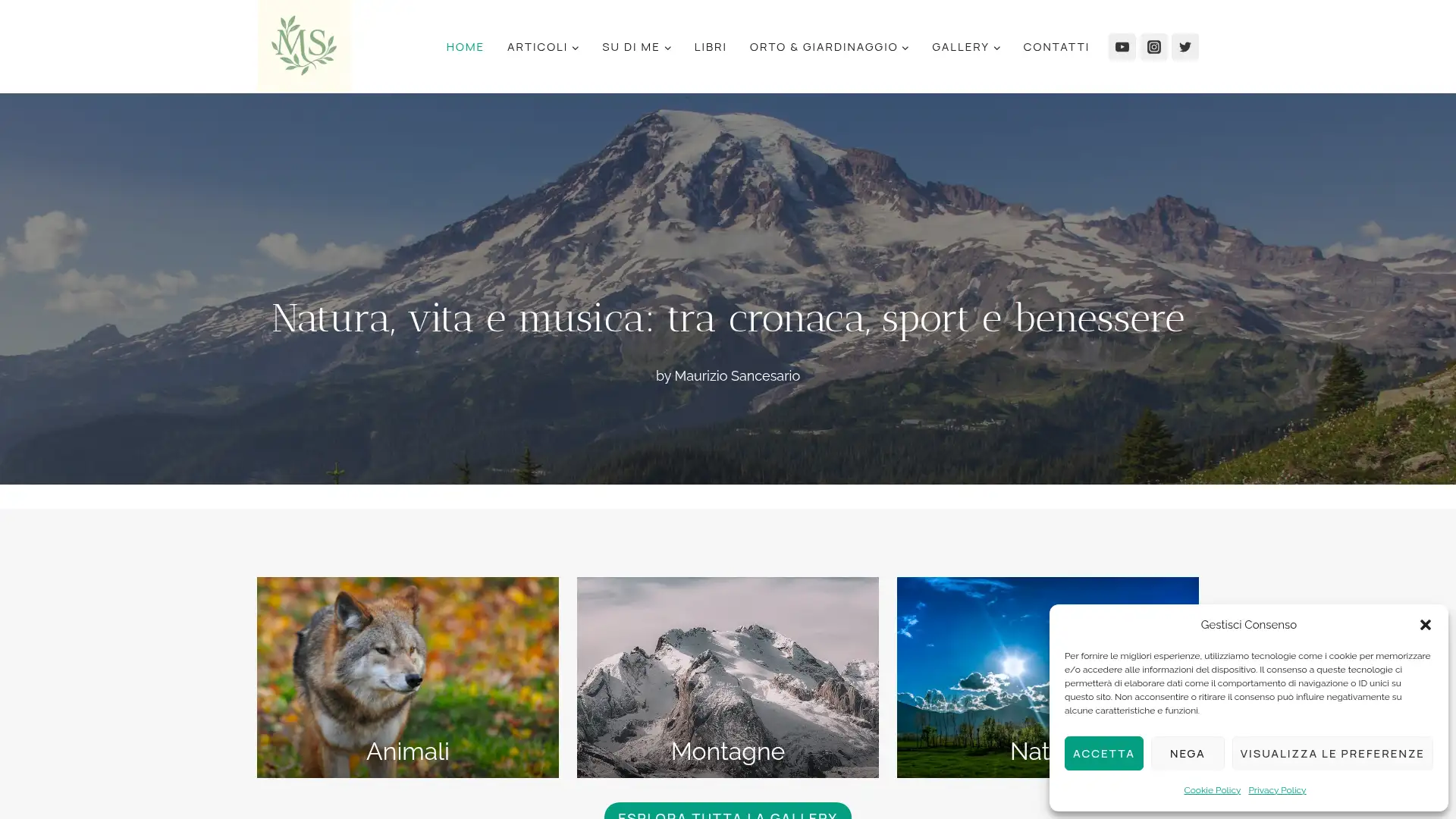 mauriziosancesario.it screenshot
