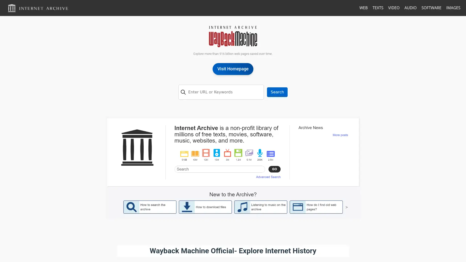 wayback-machine.com screenshot