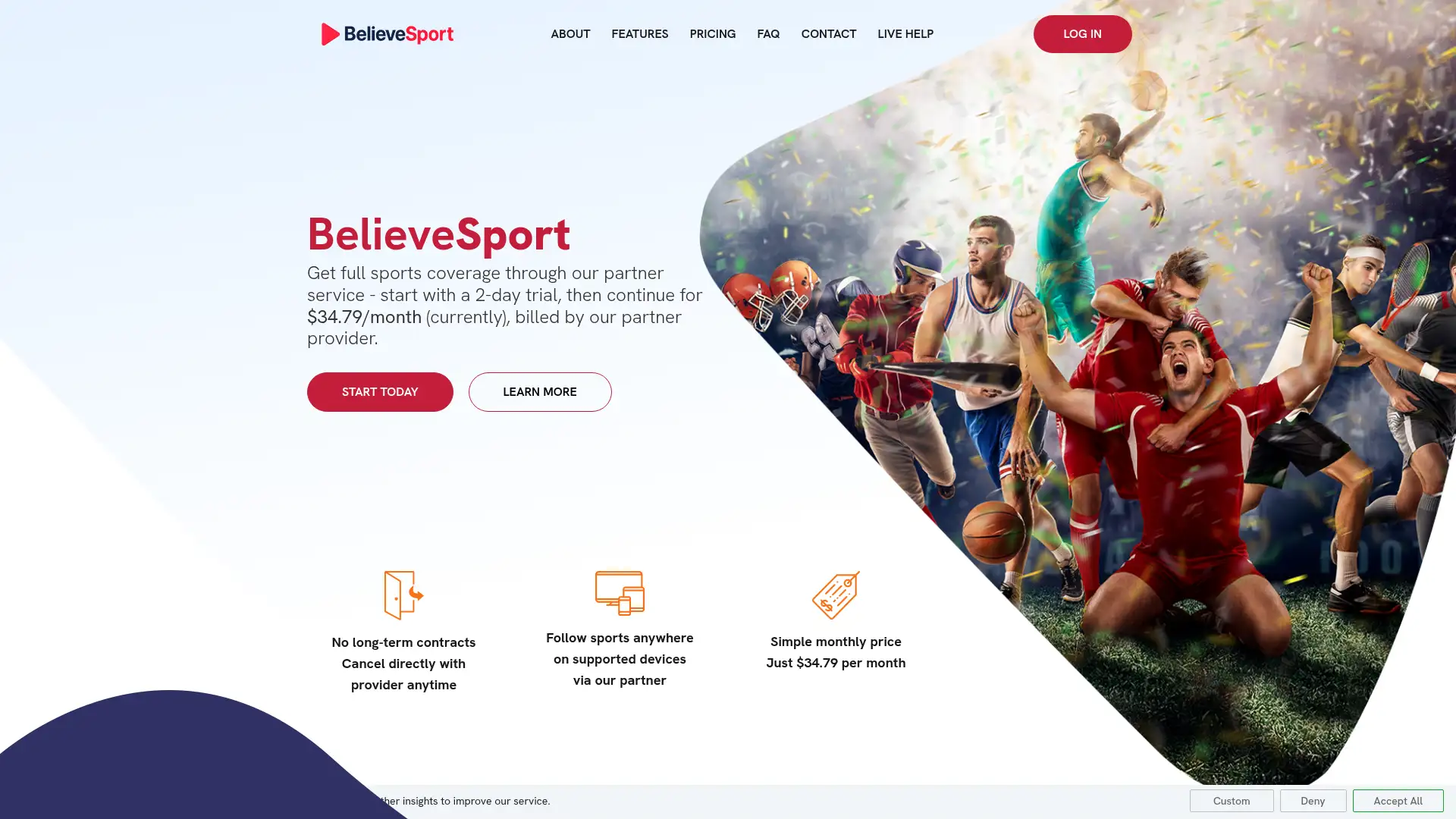 believesport.com screenshot