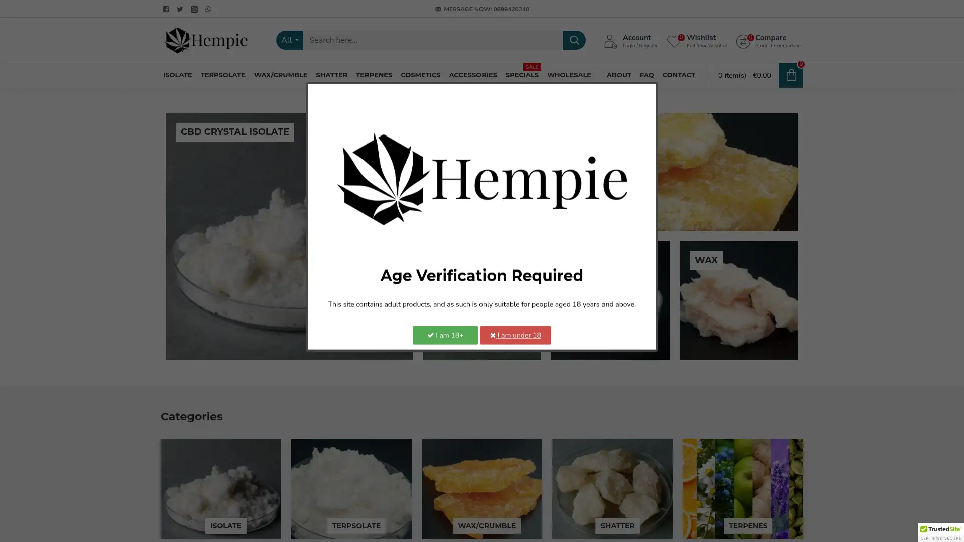 hempie.ie screenshot