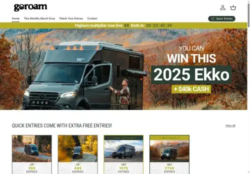 goroamsupply.com screenshot