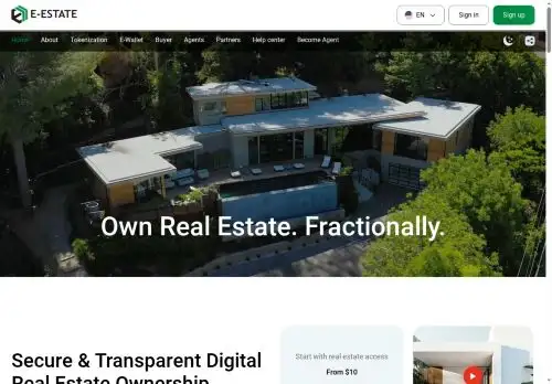 e-estate.co screenshot