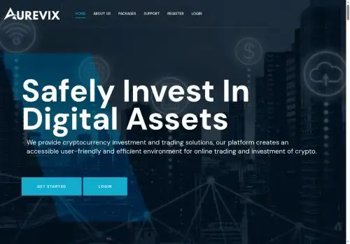 aurevixtrade.net screenshot