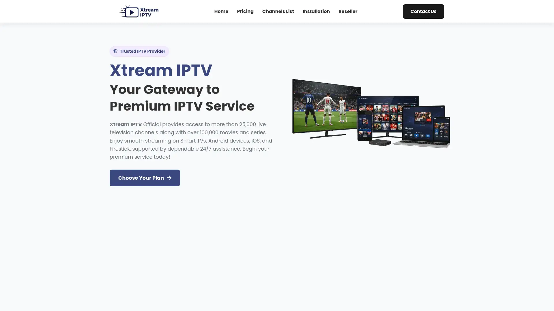xtreamviewiptv.com screenshot