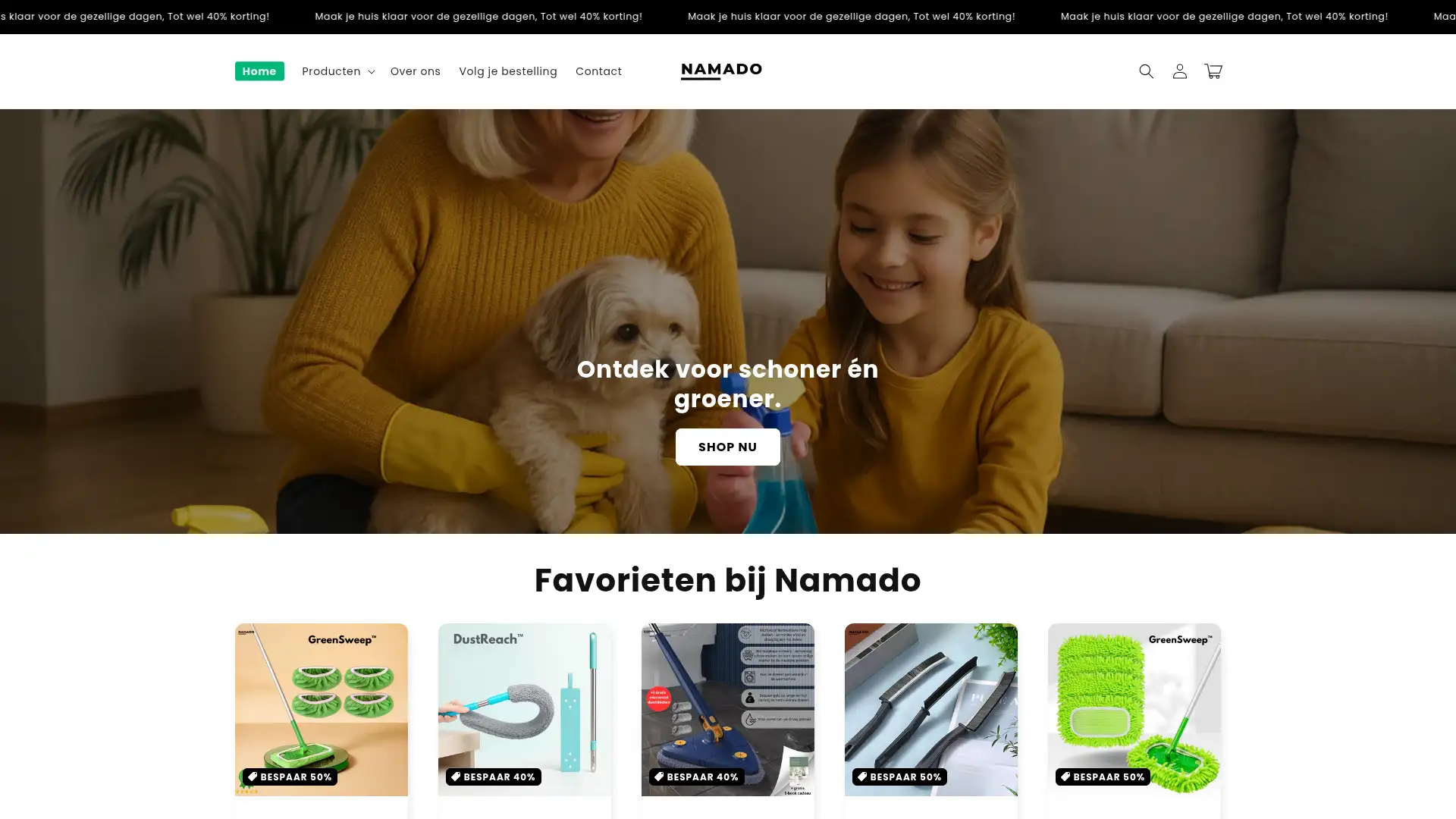 namado.nl screenshot