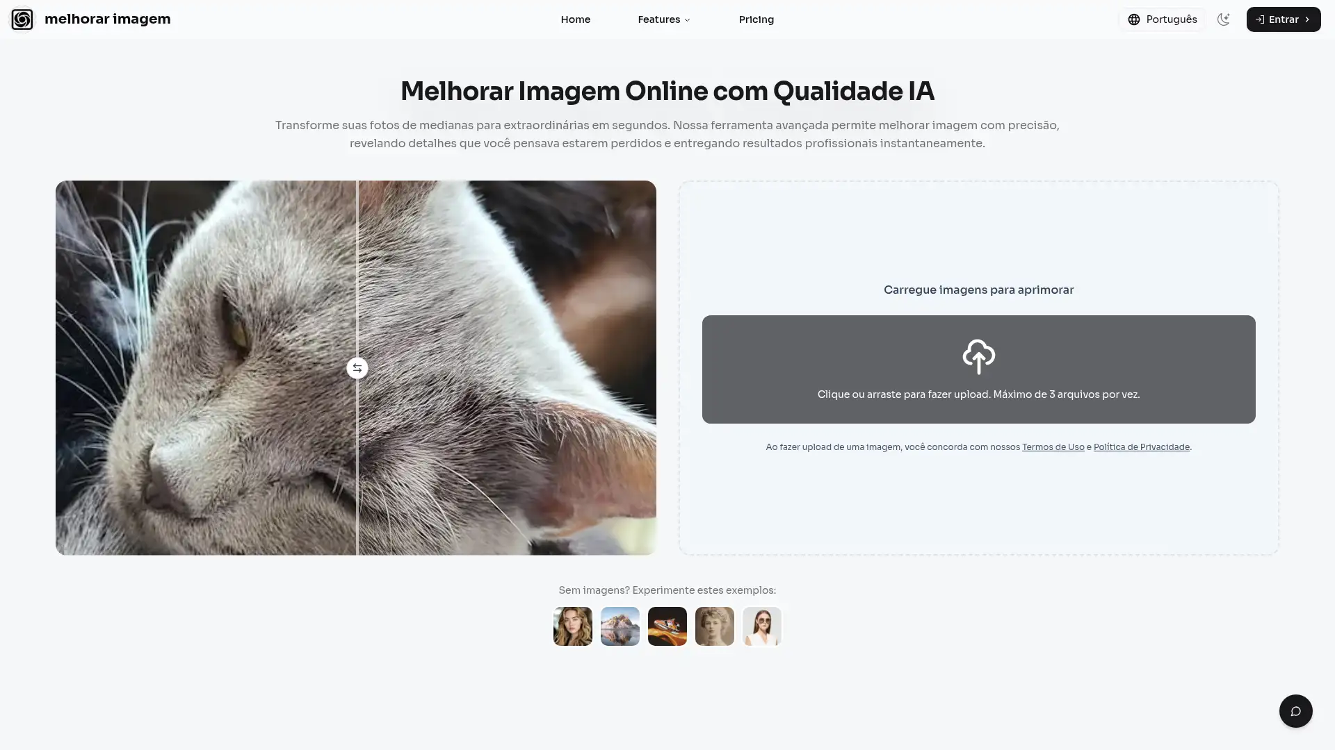melhorar-imagem.com screenshot