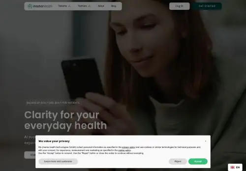 mamahealth.com screenshot