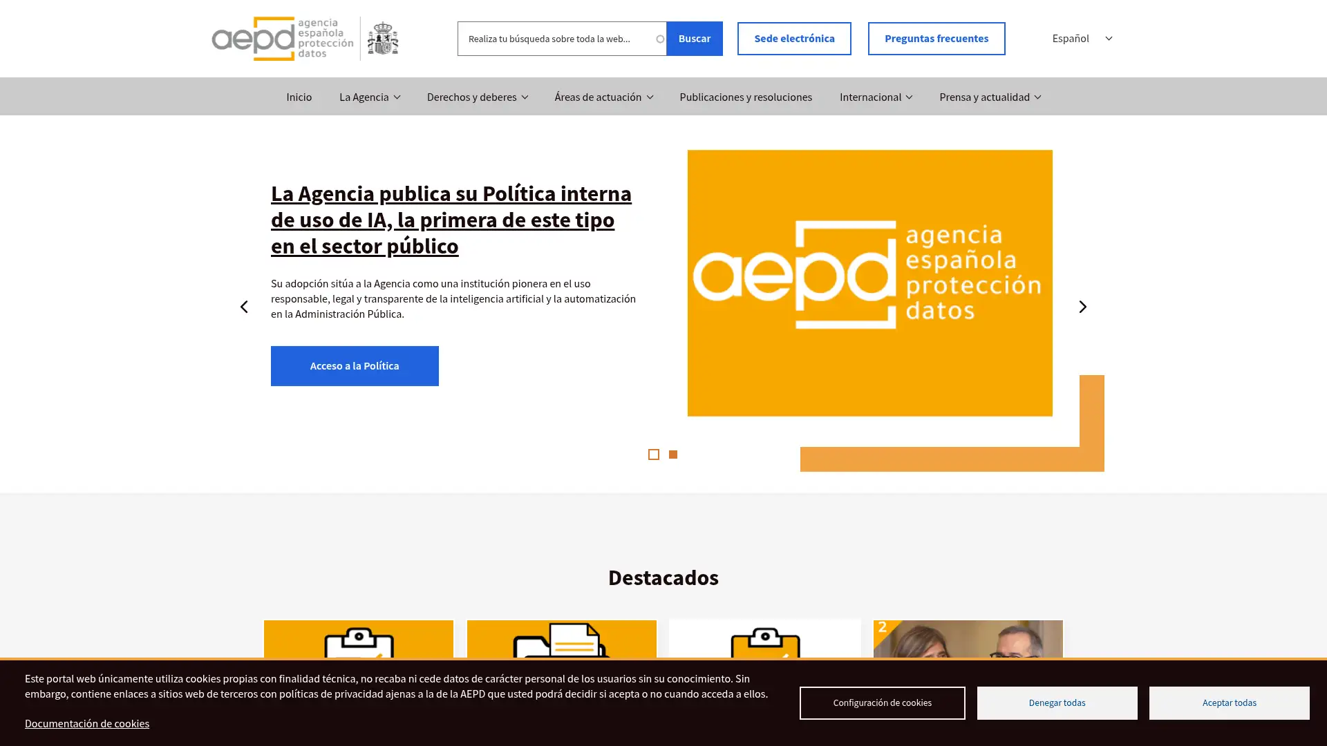 aepd.es screenshot