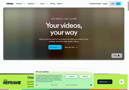 vimeo.com screenshot