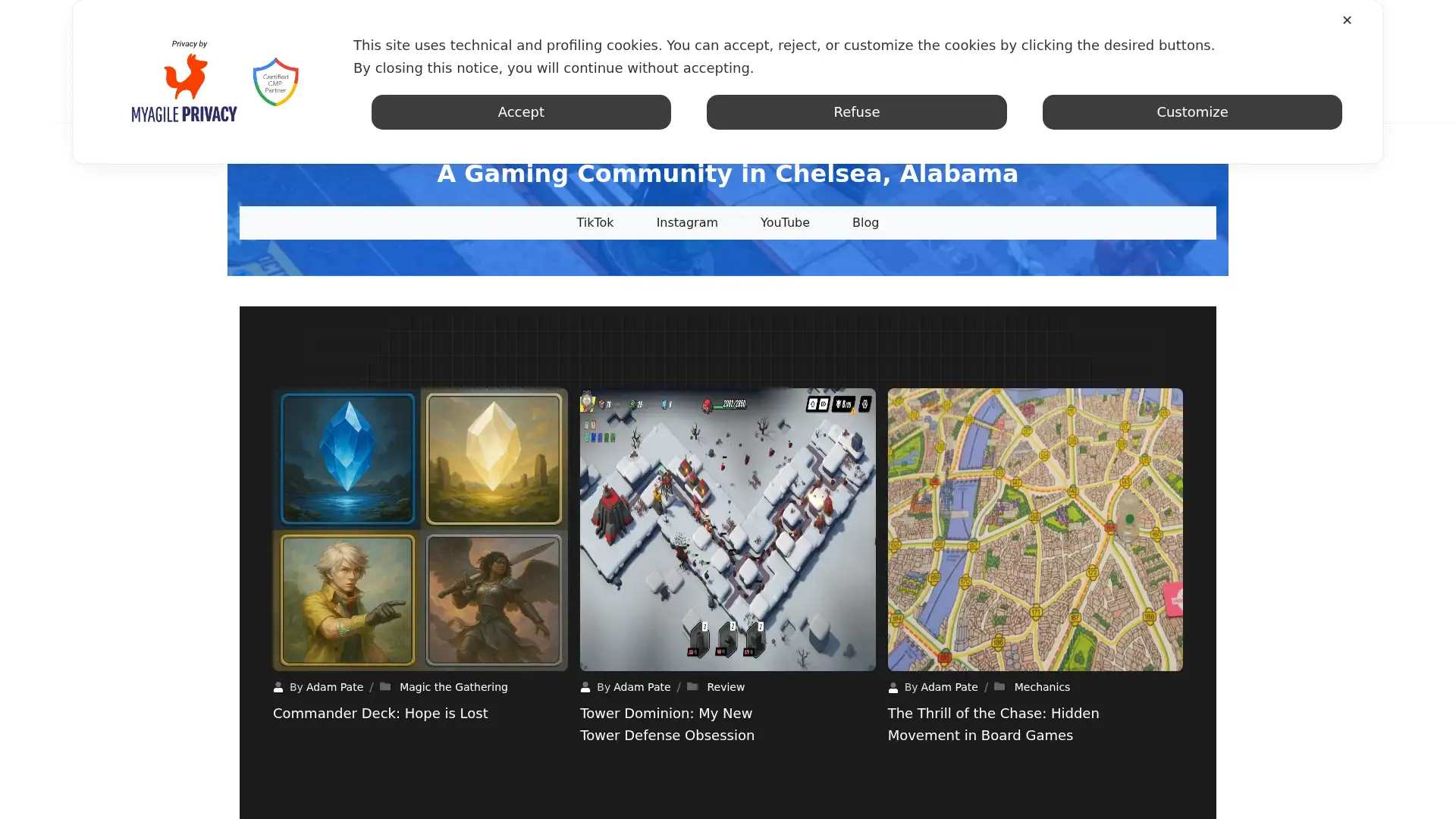 chelseagameroom.com screenshot