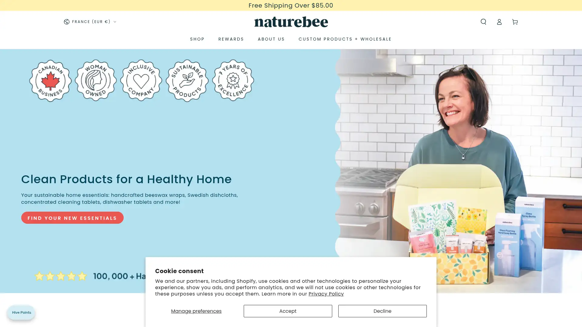 naturebeewraps.ca screenshot