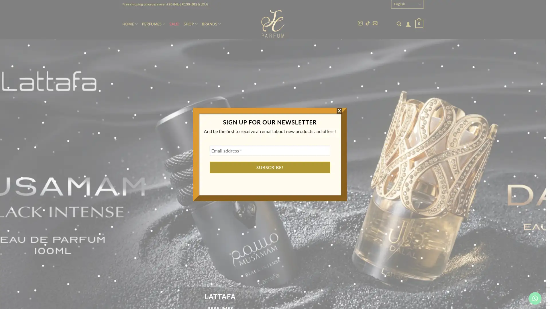 jcparfum.nl screenshot
