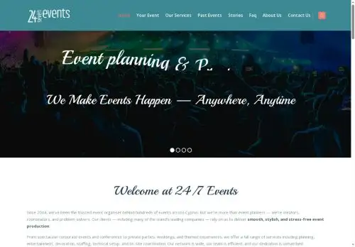 247events.com.cy screenshot