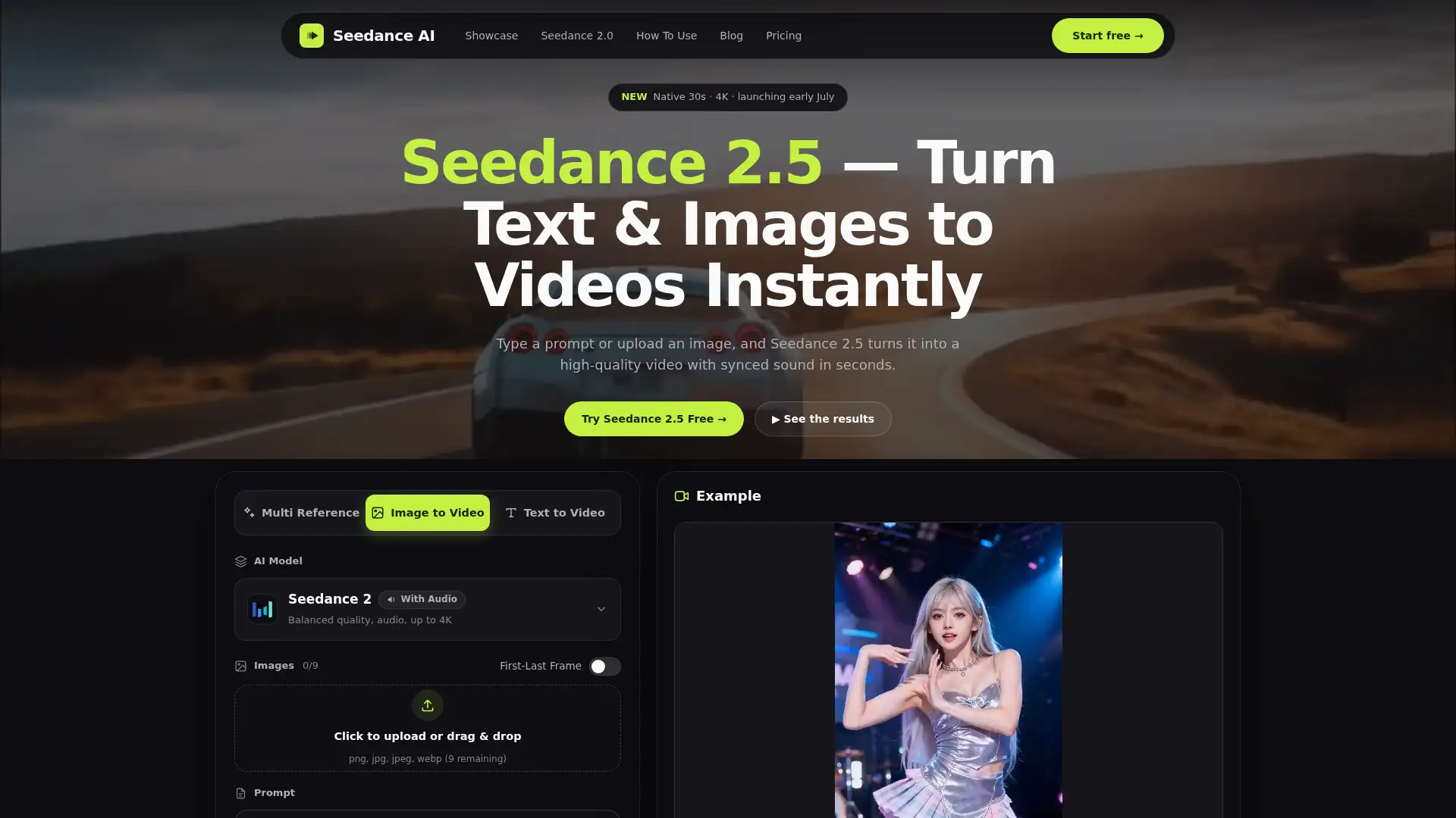 seedance2-5ai.net screenshot