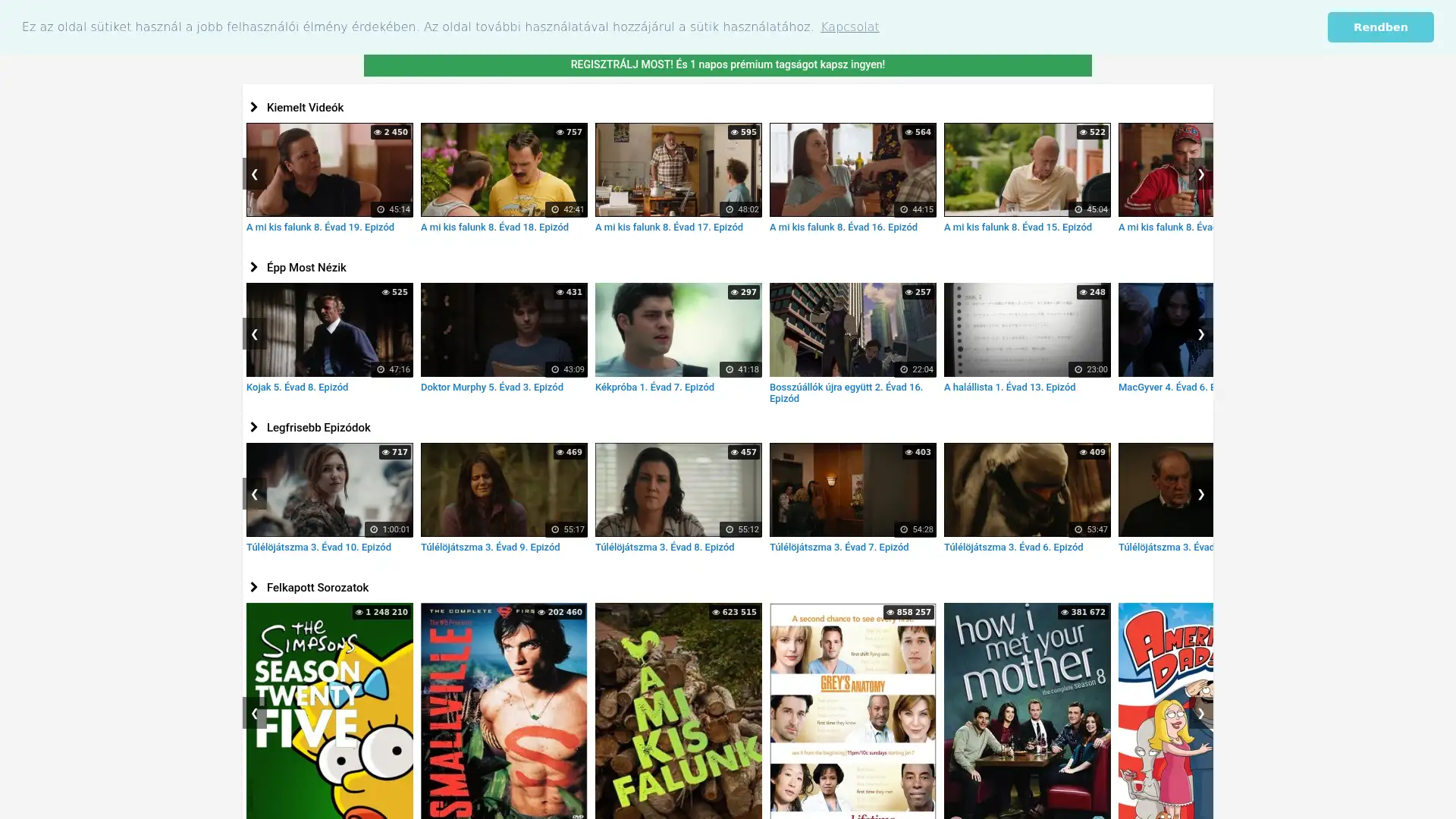 sorozatok.net screenshot