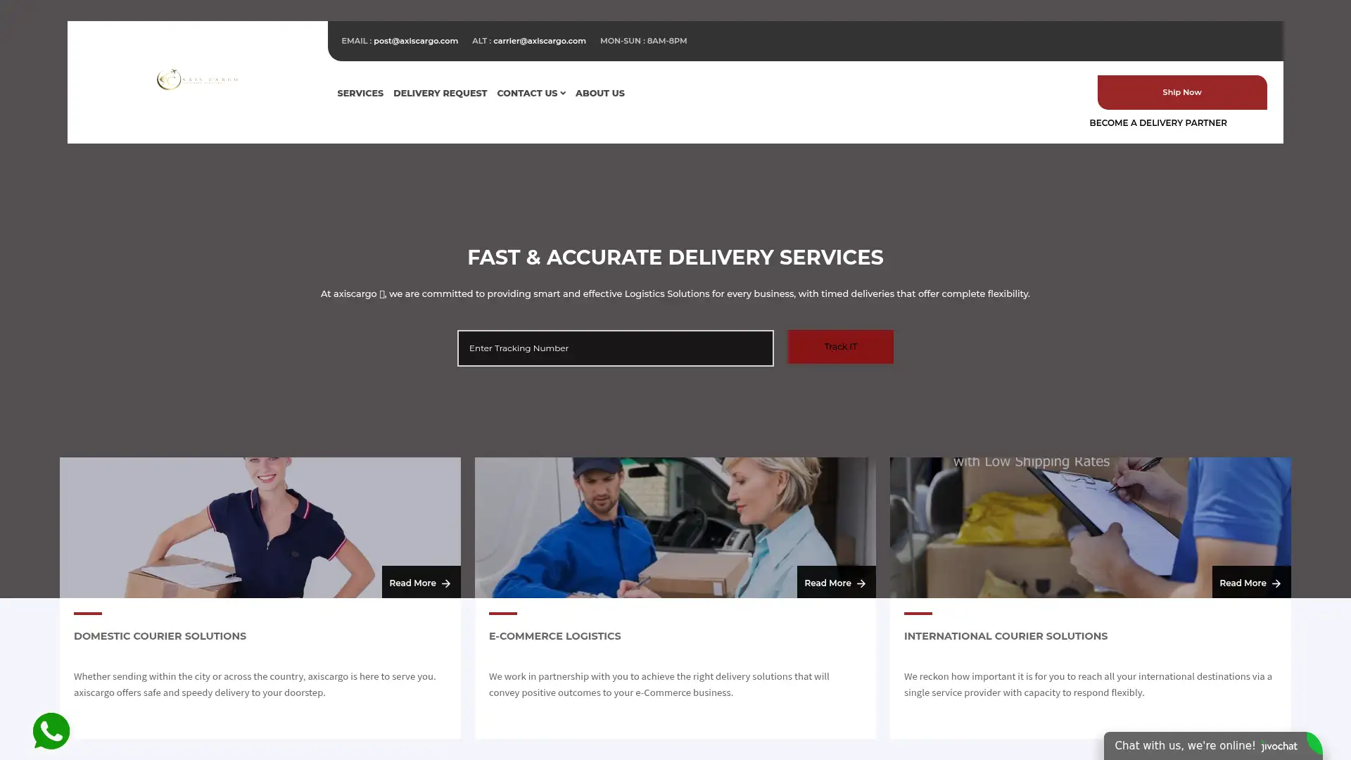 axiscargo.tech screenshot