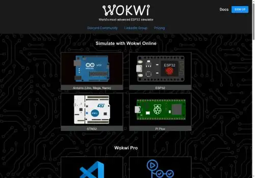 wokwi.com screenshot
