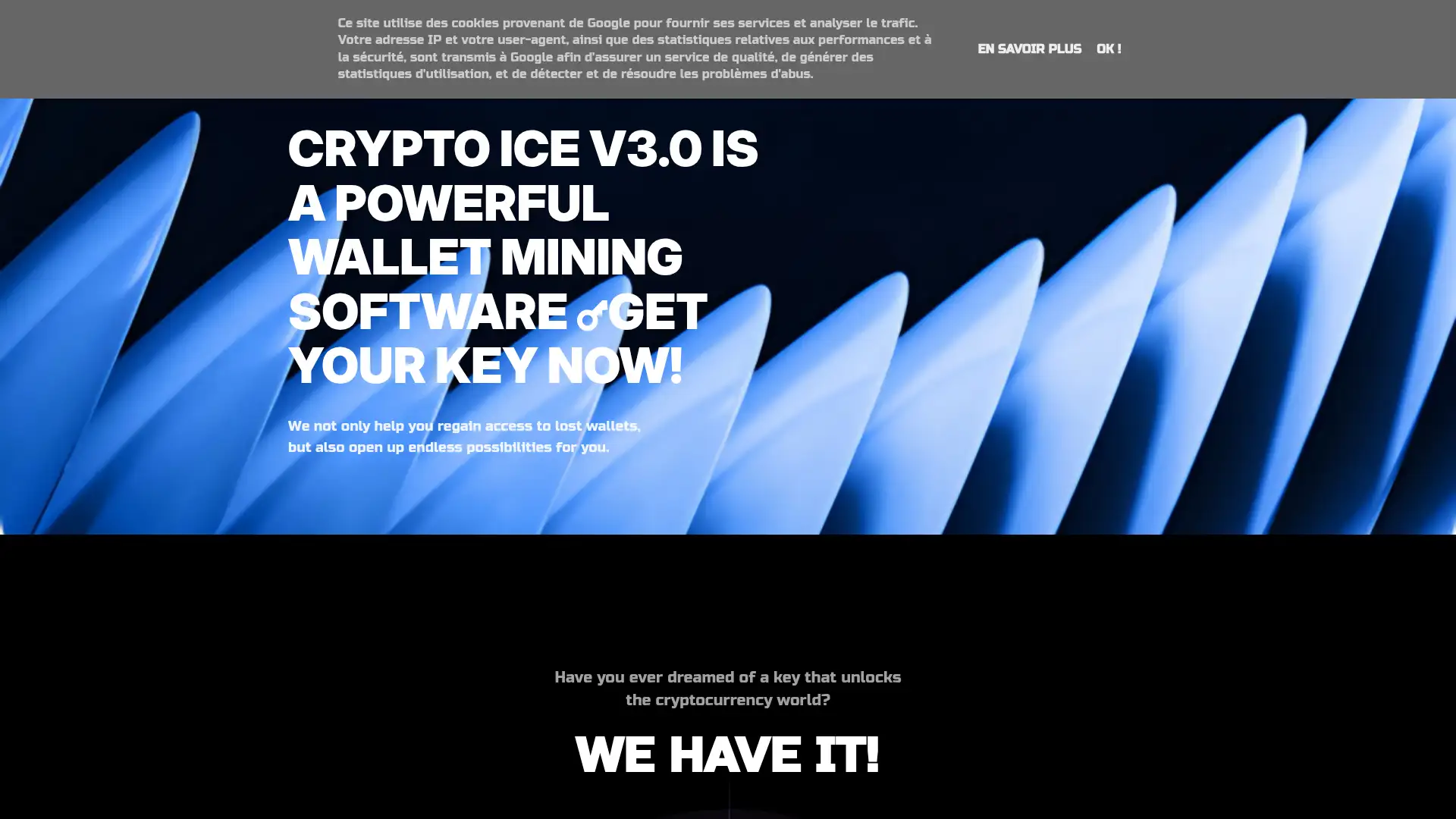 cryptoice.net screenshot