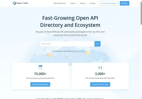 openapihub.com screenshot
