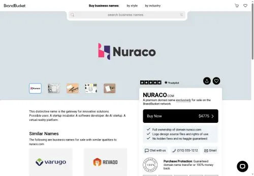 nuraco.com screenshot