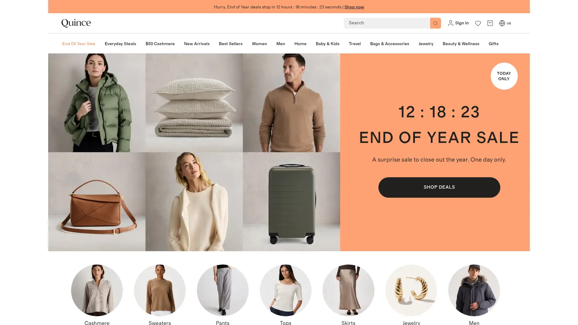 quince.com screenshot