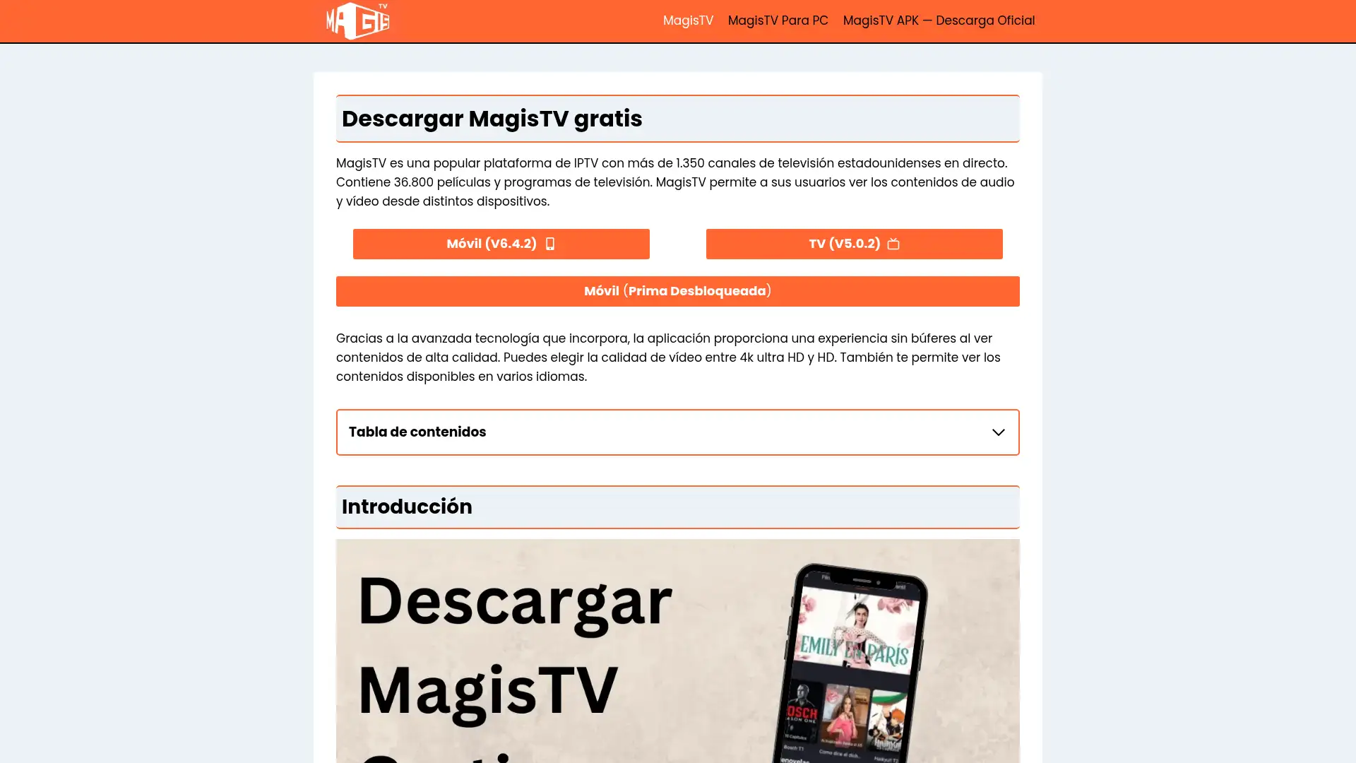 themagistv.co screenshot