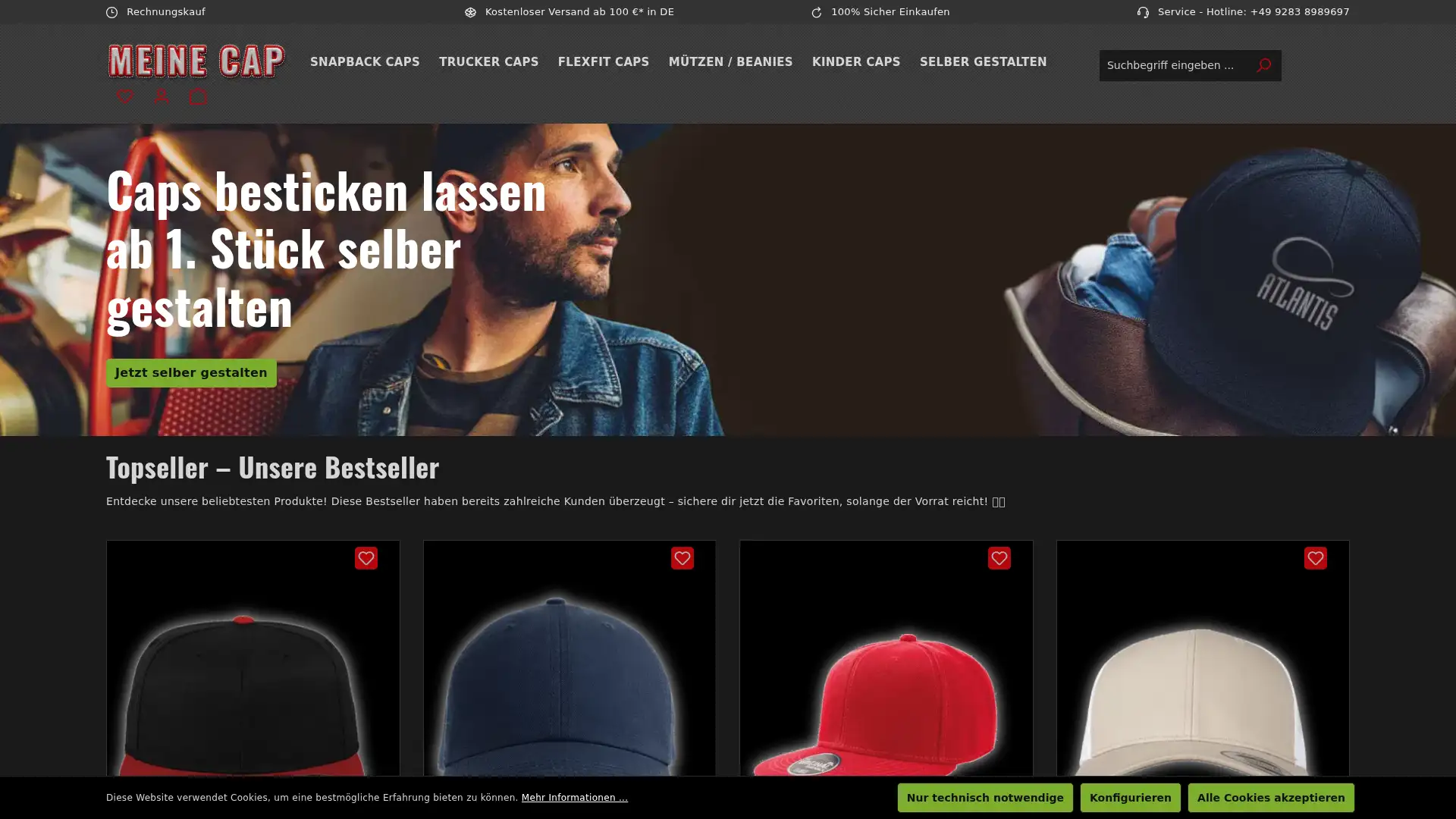 meine-cap.de screenshot