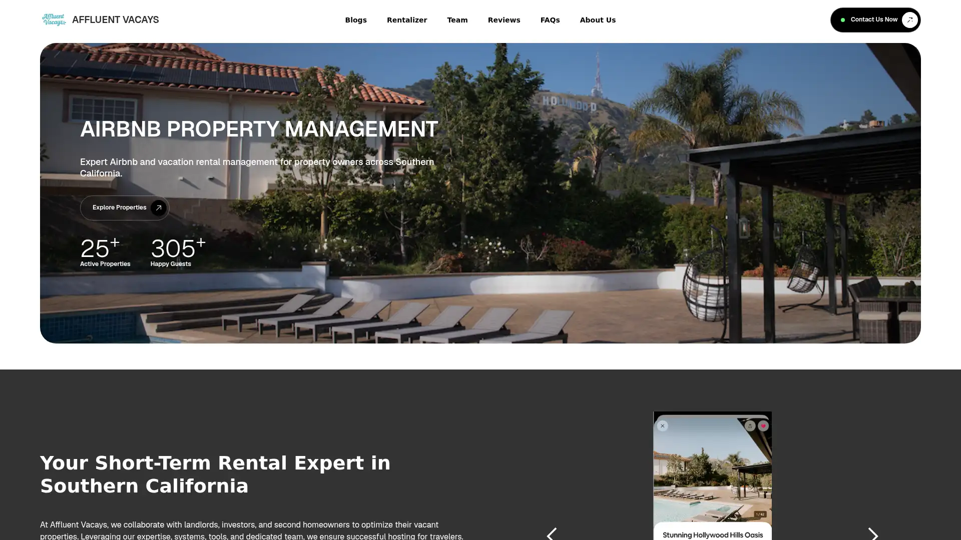 affluentvacays.com screenshot