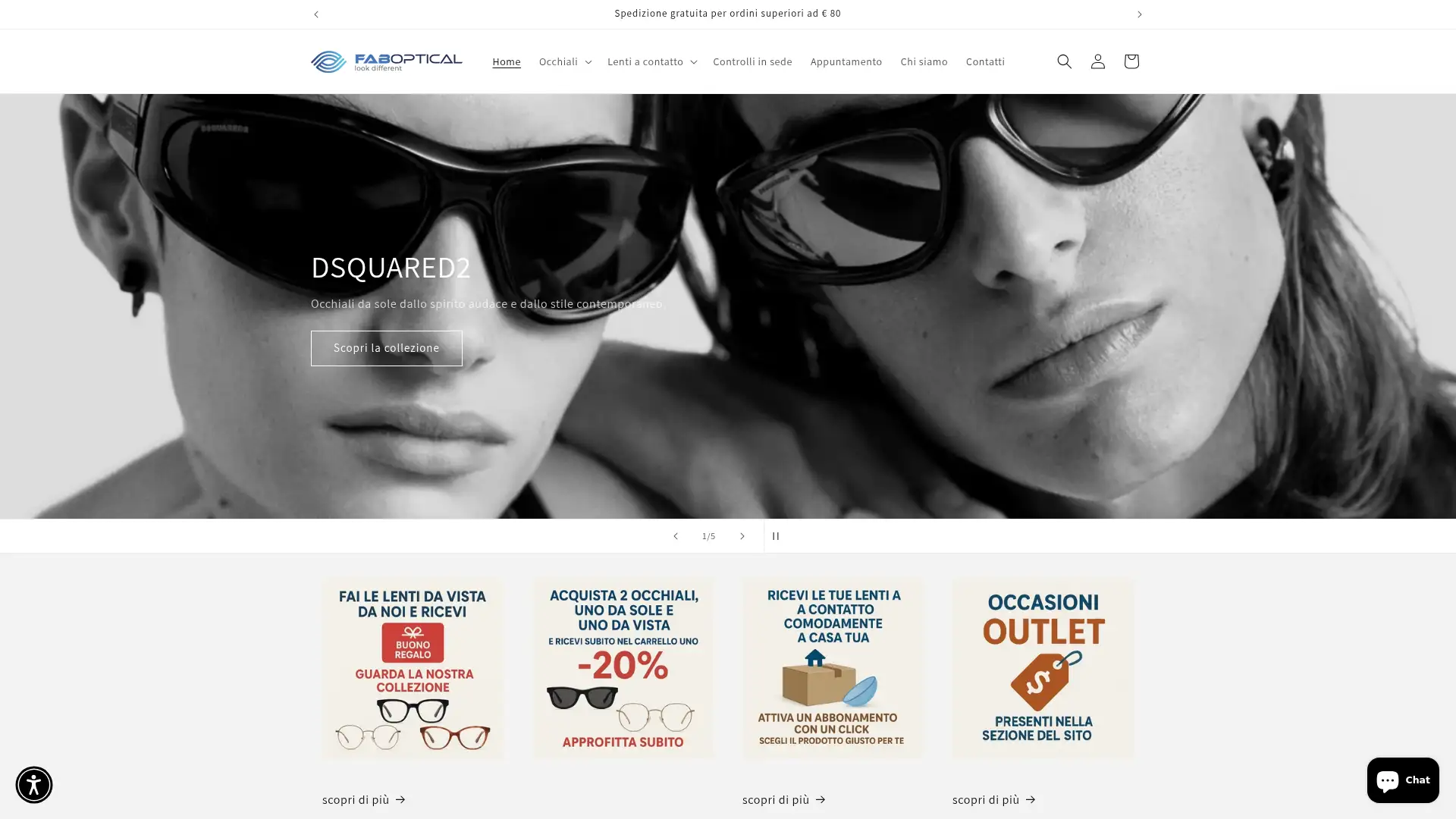 faboptical.it screenshot