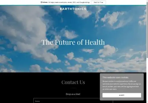 earthtonics.com screenshot