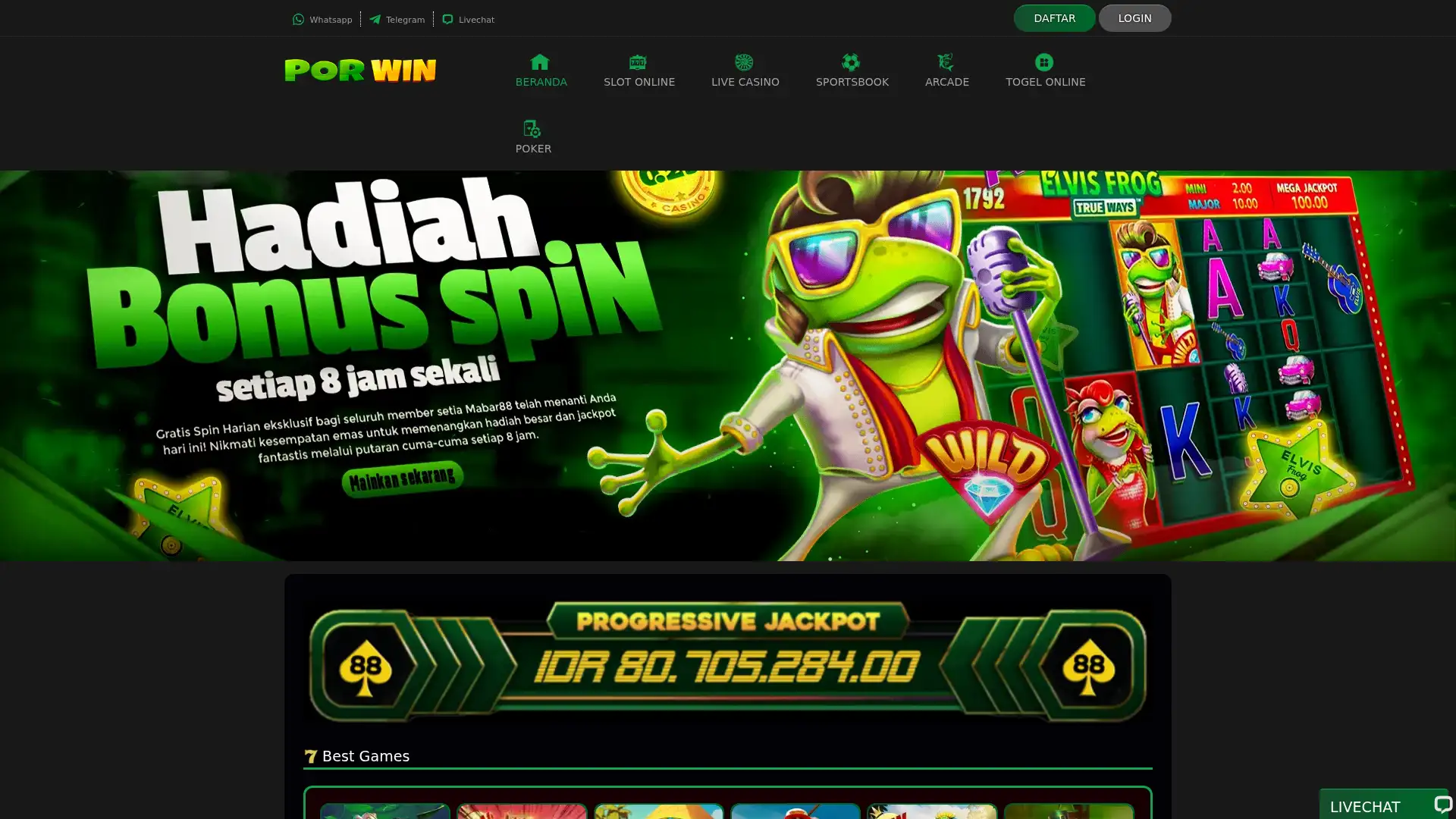 porwin.net screenshot