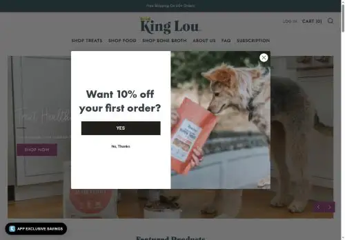 kingloupets.com screenshot