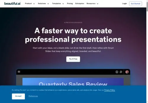 beautiful.ai screenshot