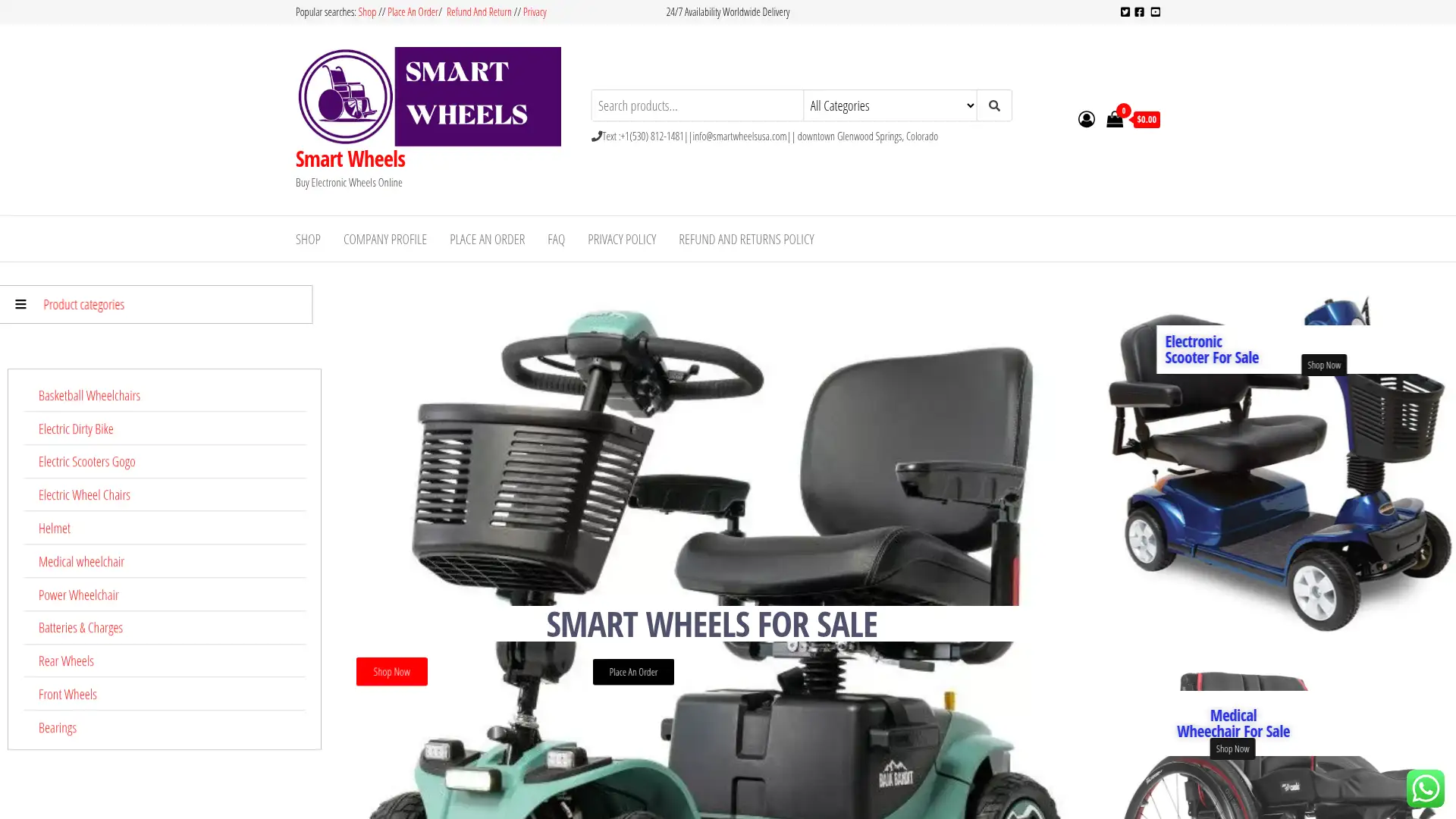 smartwheelsusa.com screenshot