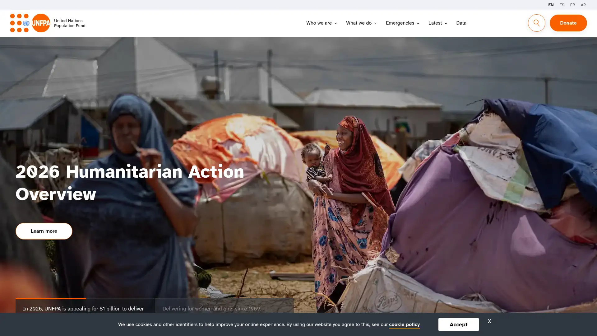 unfpa.org screenshot