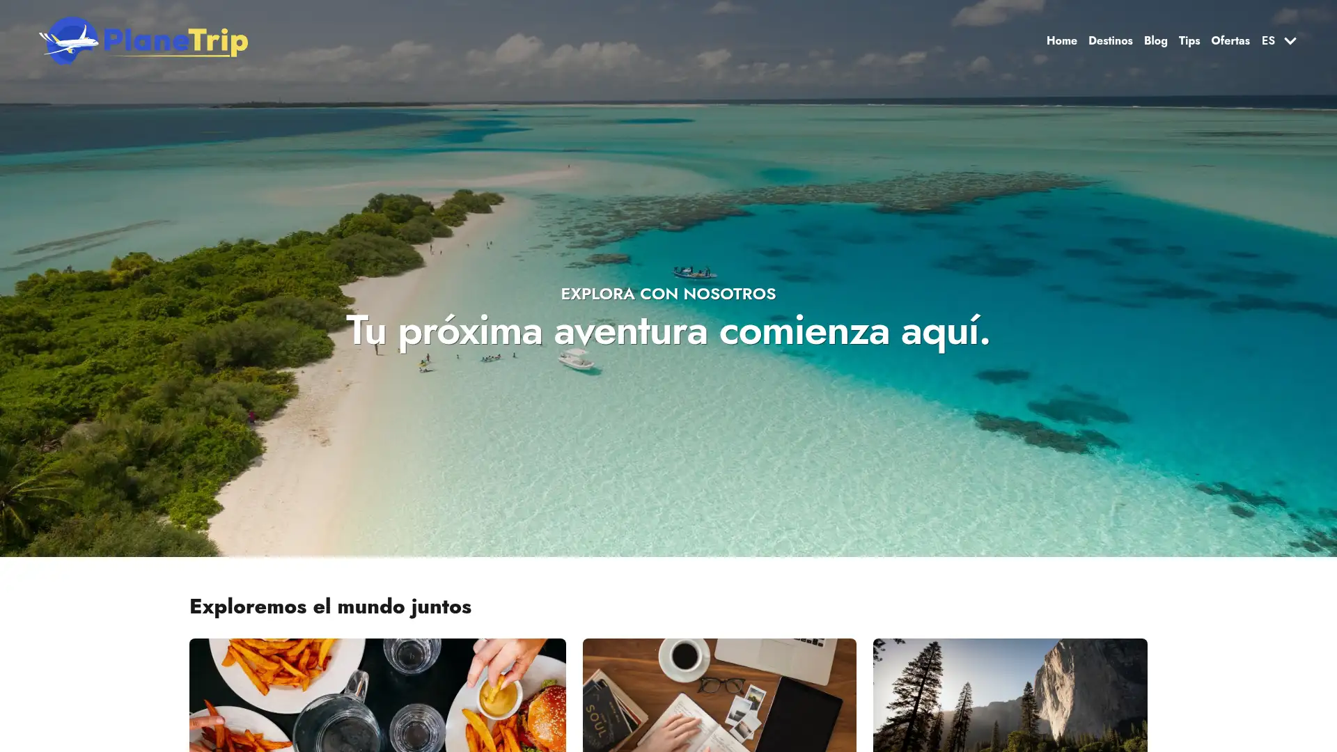 planetrip.co screenshot