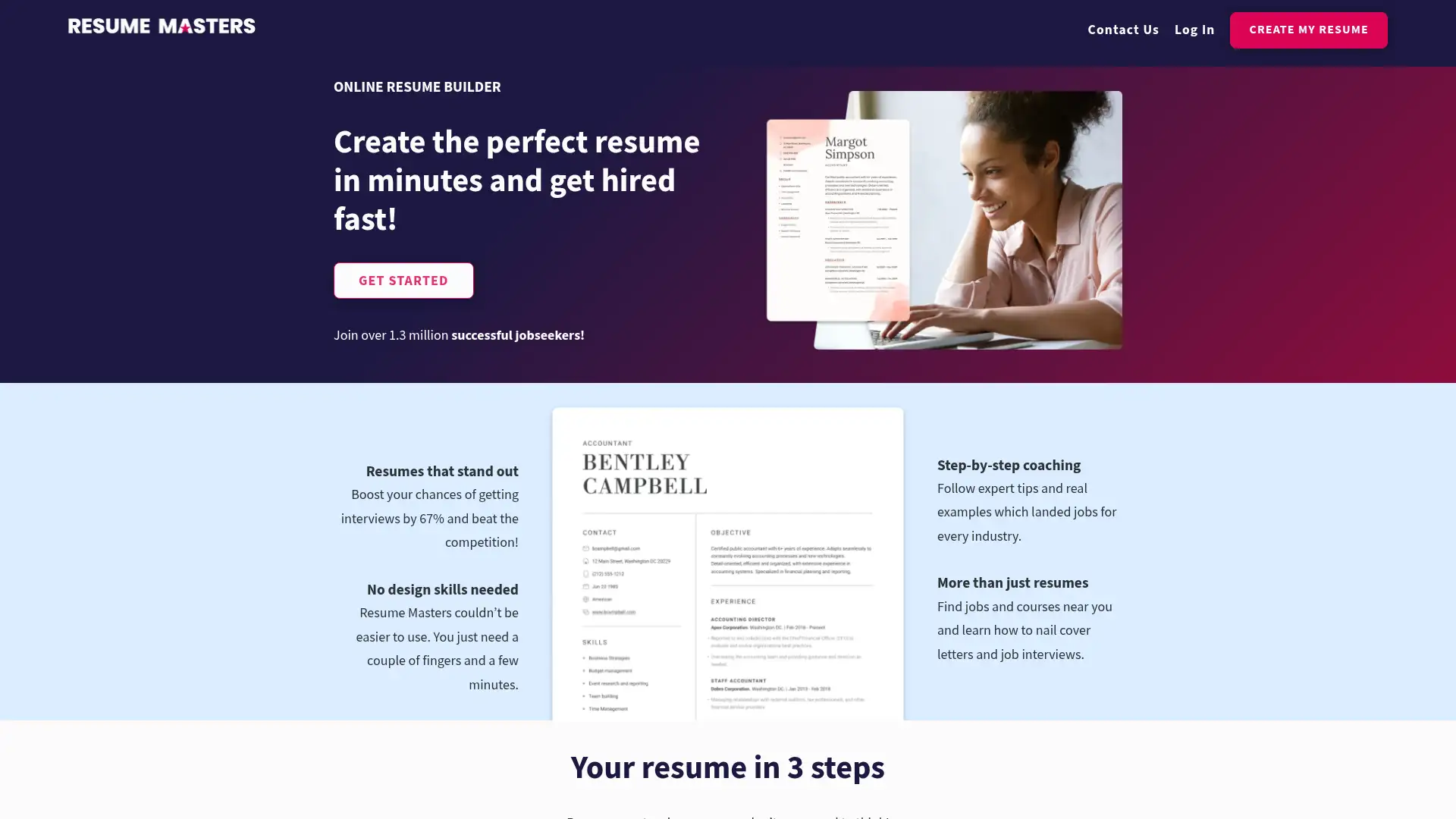 resume-masters.com screenshot