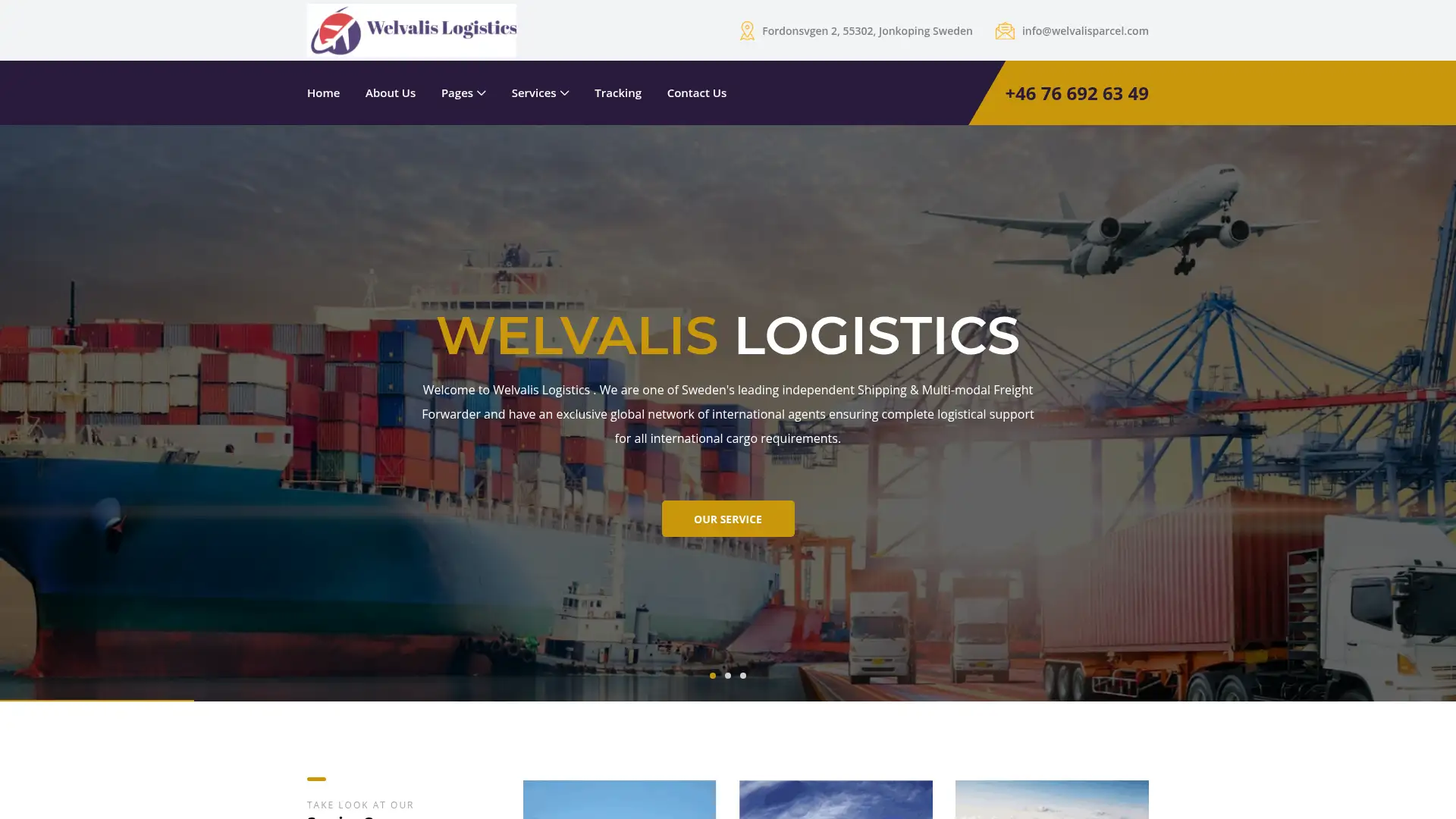 welvalisparcel.com screenshot