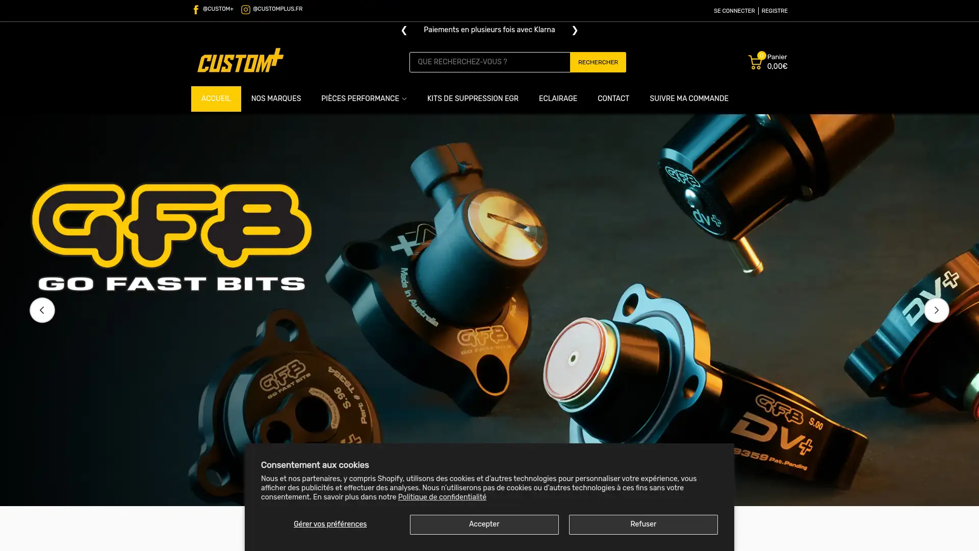 customplus.fr screenshot