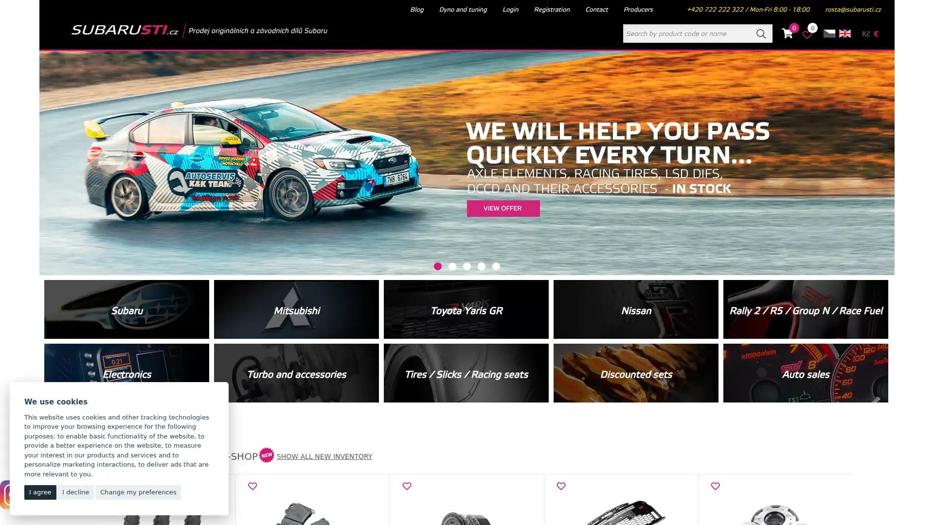 subarusti.cz screenshot