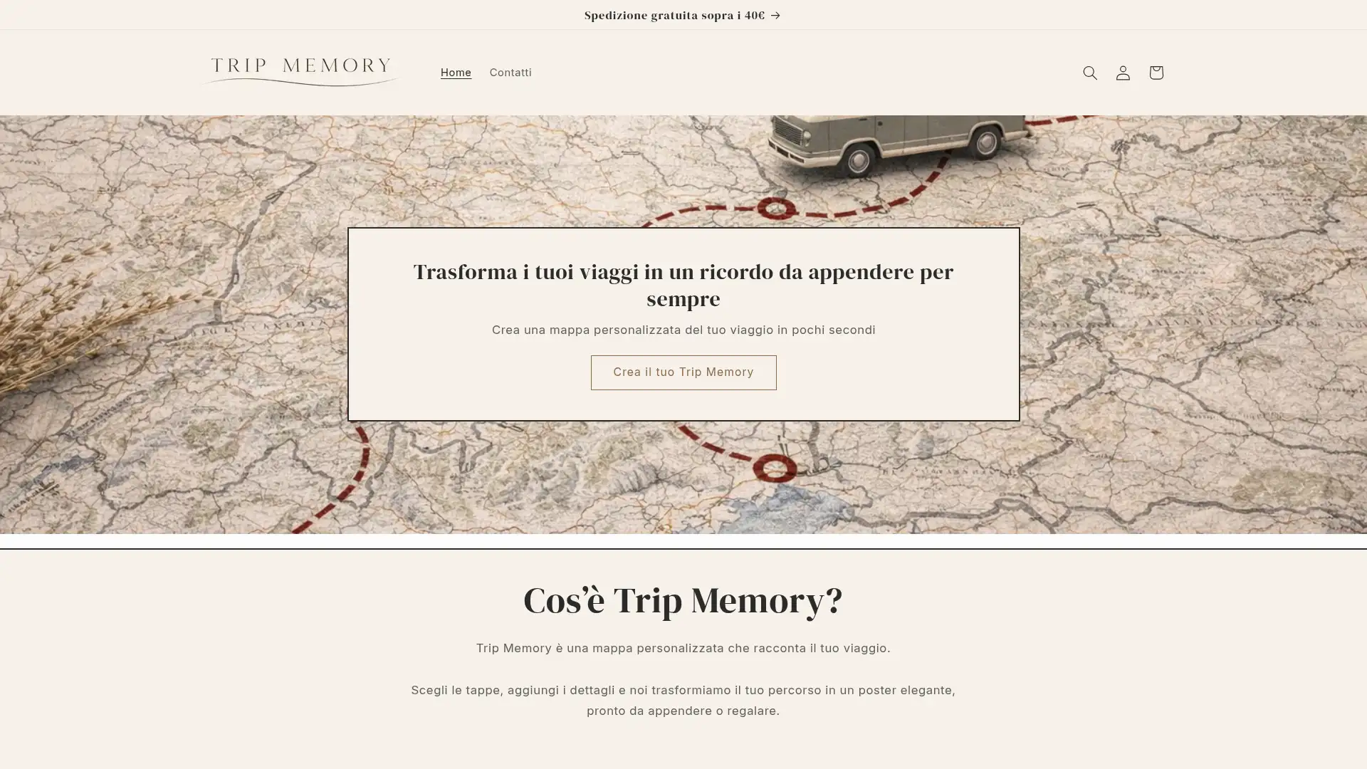 tripmemory.it screenshot