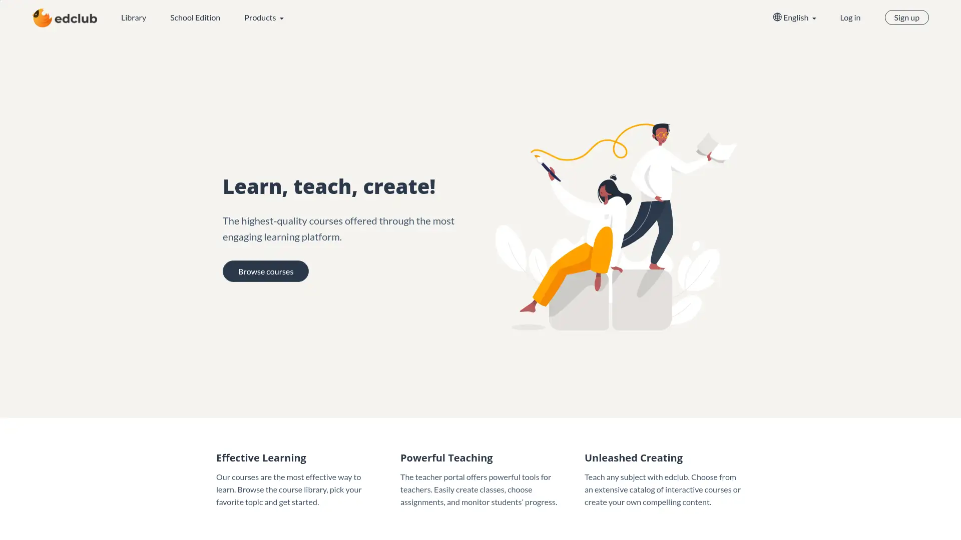 edclub.com screenshot