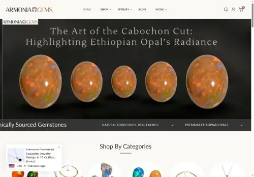 armoniagems.com screenshot