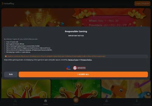 arionplay.com screenshot