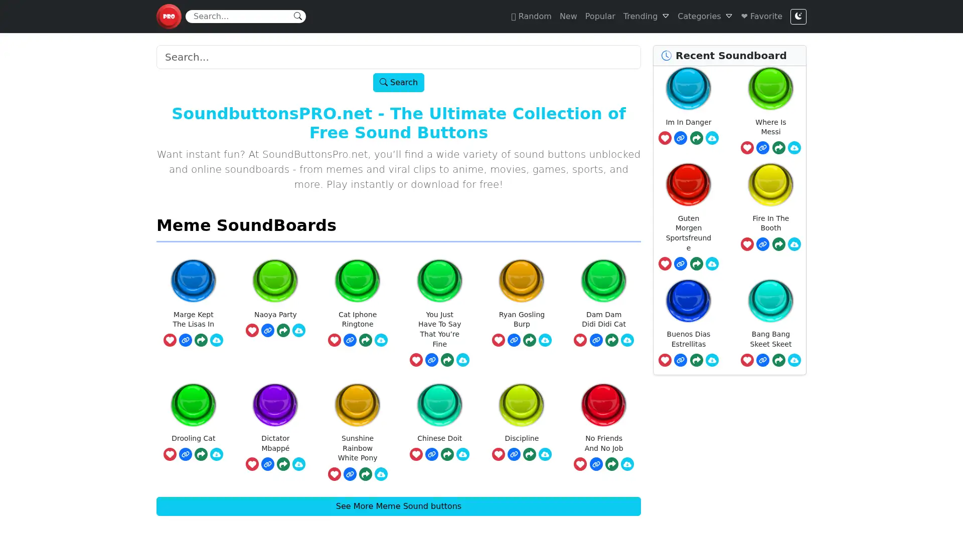 soundbuttonspro.net screenshot