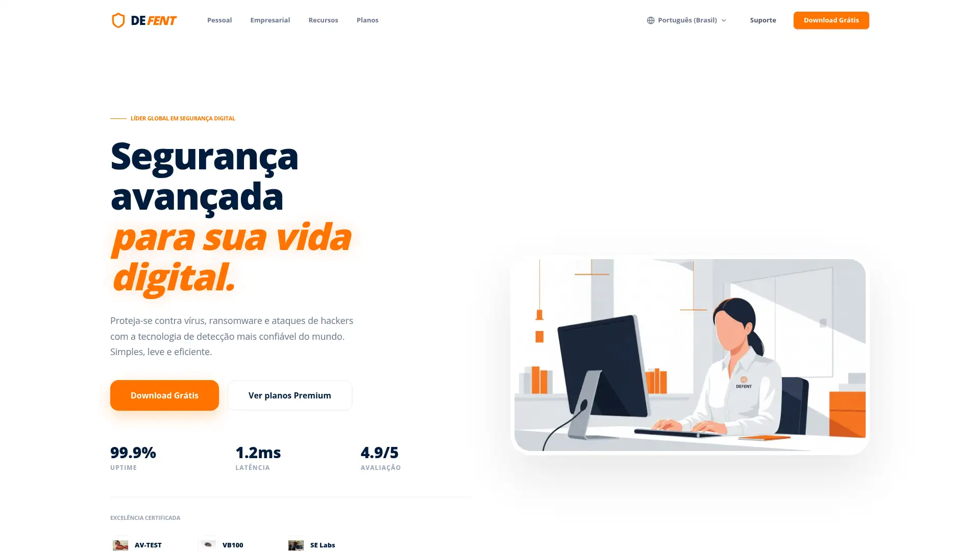 defent.com.br screenshot