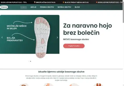 bosonoga-obutev.si screenshot