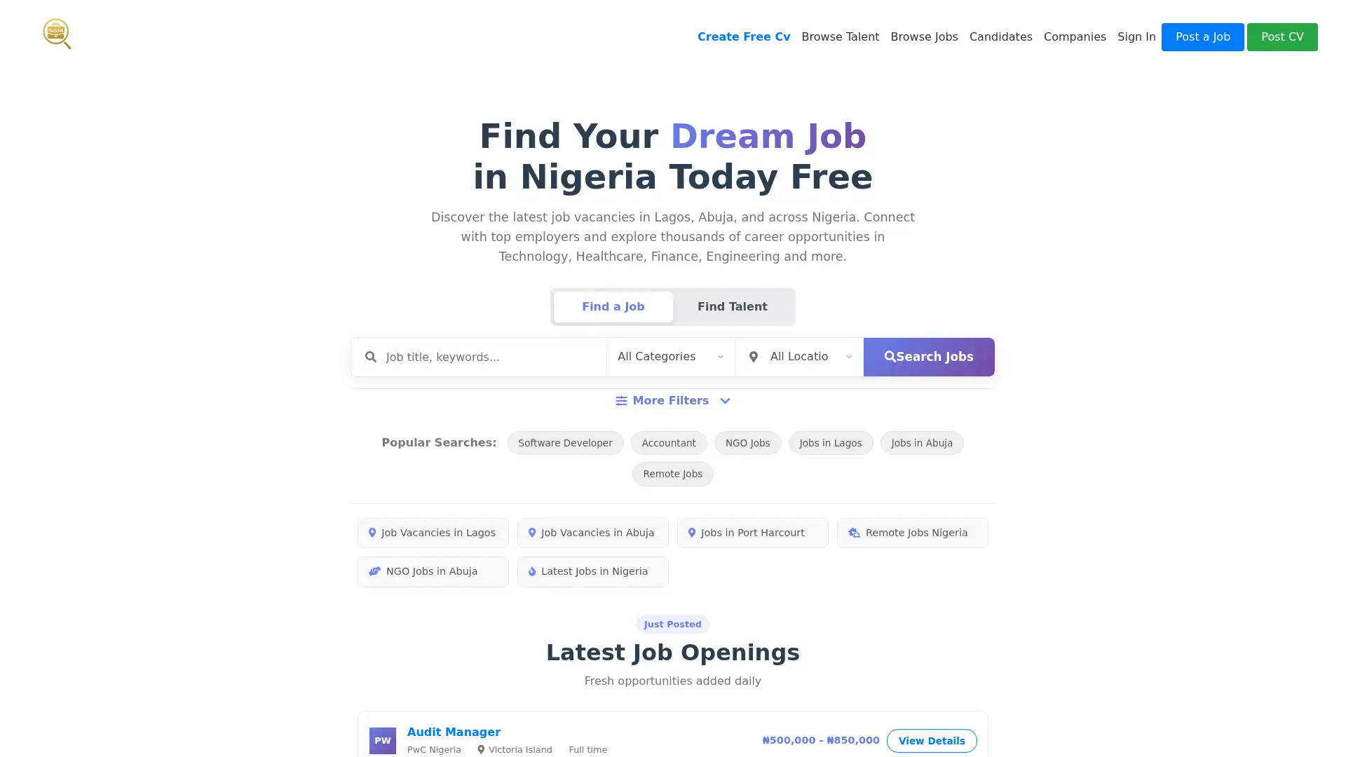 naijajob.com.ng screenshot