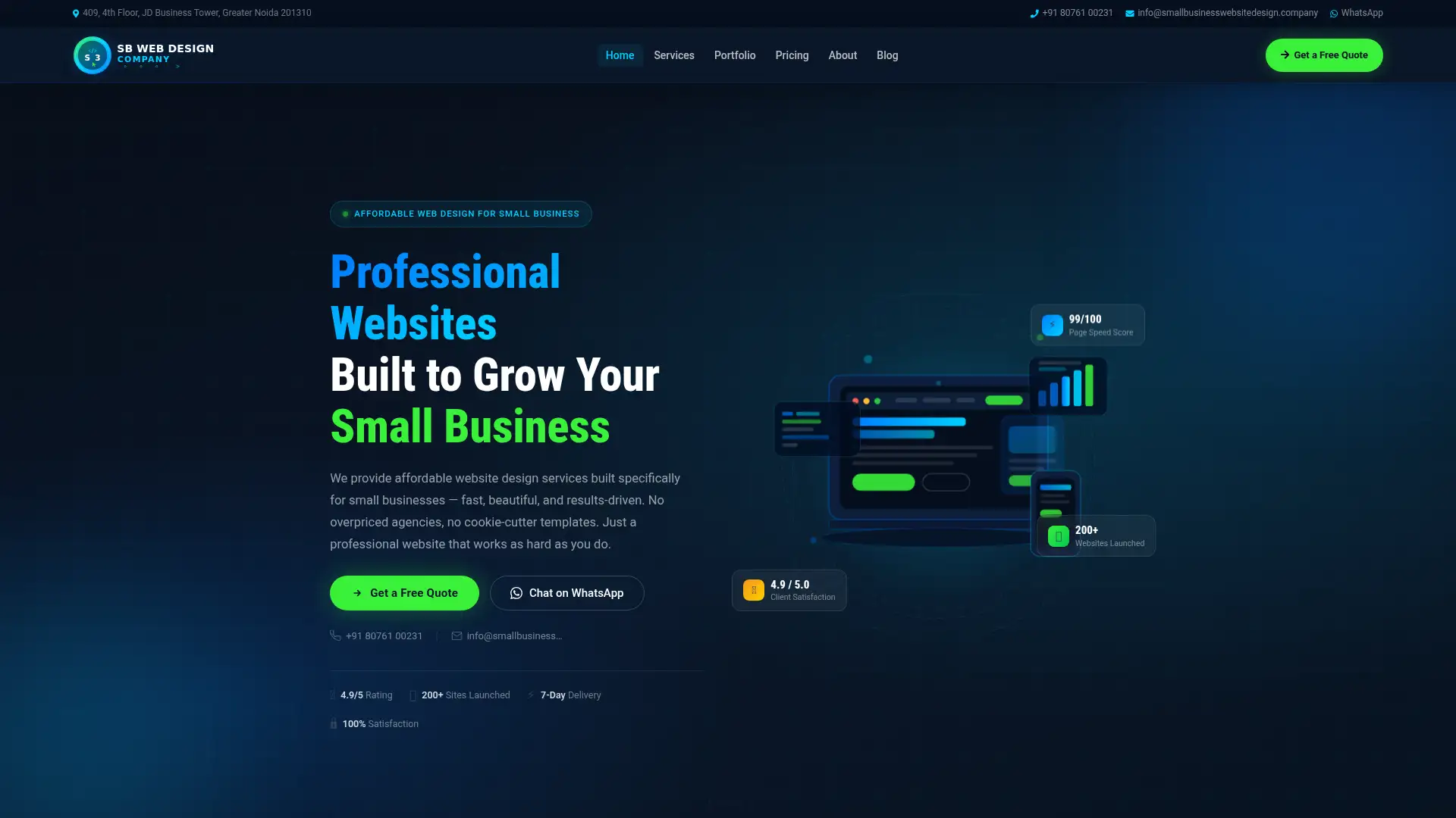 smallbusinesswebsitedesign.company screenshot