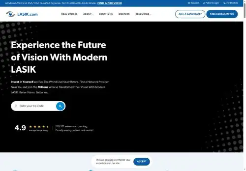 lasik.com screenshot